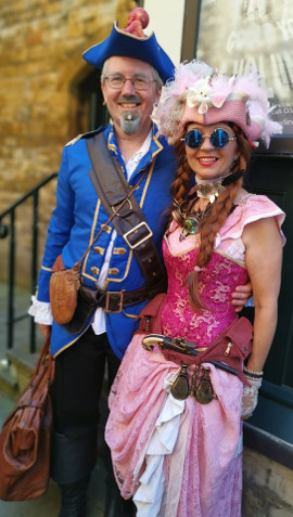 Steampunk costume formal
